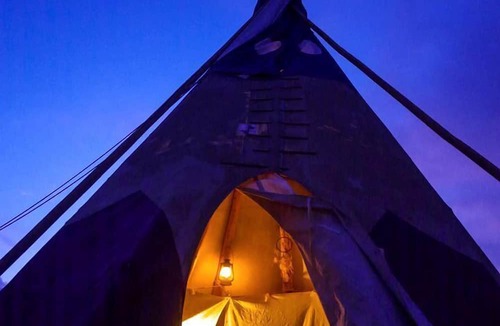 Petaca RV Rental | Cute Tipi in Tres Piedras for New Mexico Glamping Escapes