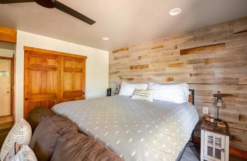 Historic District Apartment | Der Steiermark Unit 108 - Cozy King Studio Off Main St & Peak 9 Base w AC, Balcony, Shared Hot Tub & Free Parking - No Fireplace