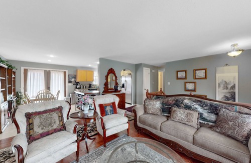 Northeast Colorado Springs House | Dog-friendly home with upper/lower decks, fireplaces, grill, & great location