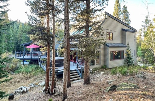 Breckenridge House | Dog-friendly home with private hot tub, mtn views, deck, wood stove, fireplace