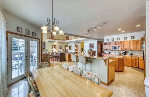 Gypsum House | Dog-friendly home with mountain views, pool & private hot tub