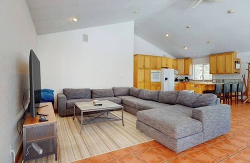 Valley of the Sun House | Dog-friendly home with large deck, hot tub, woodstove, W/D, & serene setting