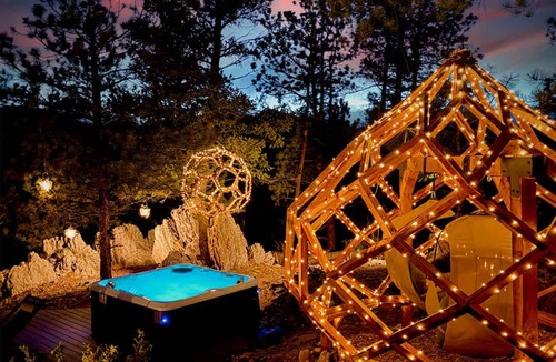 Bailey House | Dreamscape | Private Theater, Hot Tub & Geo Dome