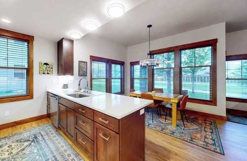 Dover Bay Condo | Elegant, newer, 1st-floor condo with private hot tub - steps to resort marina