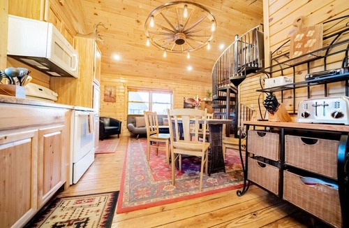 Estes Park Apartment | Elk Hotspot w/Views, Deck & Game Room