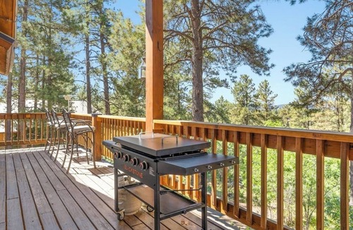 Pagosa Springs House | Enchanting home with skiing, firepit, game room, balcony, & washer/dryer
