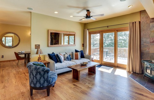 Hangen Ranch And M and B House | Evergreen Vacation Rental w/ Hot Tub on 10 Acres!