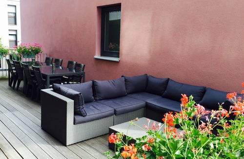 Petershausen-West Apartment | Fantastic apartment overlooking the Rhine 163m², 5 BR., Large terrace