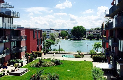Petershausen-West Apartment | Fantastic apartment overlooking the Rhine 163m², 5 BR., Large terrace