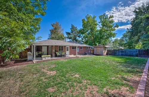 Lamar Heights Area House | Fenced Yard + Patio: Pet-Friendly Denver Home Base