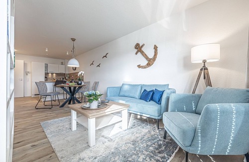 Schleswig Apartment | Fjord-Koje 4 - Shower, Balcony, Garden Furniture, Underfloor Heating, Parking