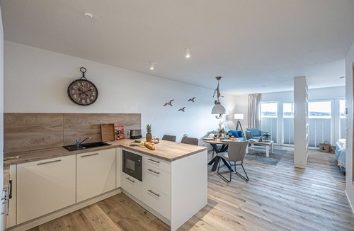 Schleswig Apartment | Fjord-Koje 4 - Shower, Balcony, Garden Furniture, Underfloor Heating, Parking