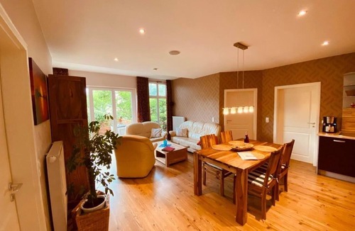 Wulfen Apartment | Flat in Wulfen with garden, barbecue and terrace