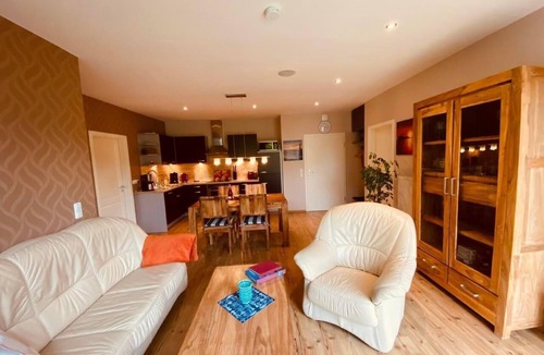 Wulfen Apartment | Flat in Wulfen with garden, barbecue and terrace