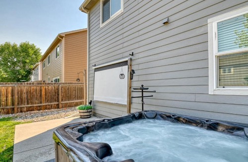 Security-Widefield House | FlightDeck HotTub Fireplace NearAirport FamilyHome