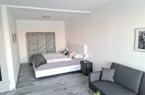 Rathaus Apartment | Fully furnished studio apartment, 47m² large, directly in the city center, with balcony!!!