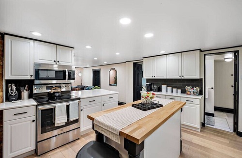 City Park West Apartment | Garden Level Apt in Heart of Den