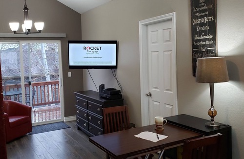 North Central Westminster Apartment | Gorgeous Bradburn Red Carriage House with Huge Deck, Carport and W/D