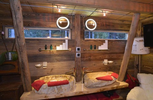 Le Lavancher Hotel | Hôtel Les Chalets de Philippe avec Jacuzzis privatifs
