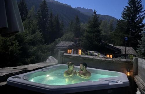 Le Lavancher Hotel | Hôtel Les Chalets de Philippe avec Jacuzzis Privatifs