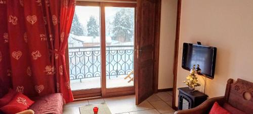 Argentiere Apartment | Happy Moose - Cosy Mont Blanc View apartment with sauna and swimming pool