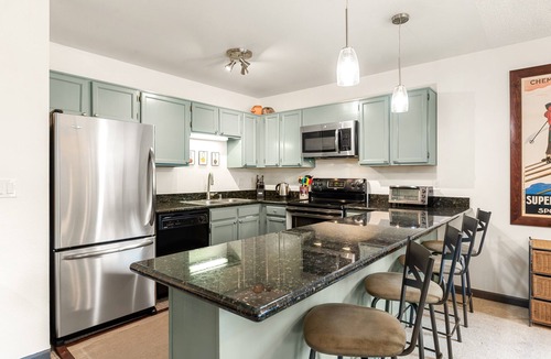 Four O'Clock Condo | Hike/Ski From Back Deck or Relax and Watch Moose
