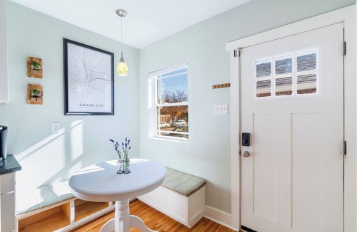 Canon City House | Historic Brick Home Sleeps 11 2 blocks from downtown Hot Tub!