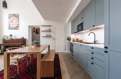 Kuopio Apartment | Historical 1BR Penthouse with Sauna