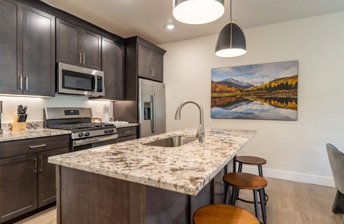 Lakeside Village Condo | In the Heart Of Keystone, Mountain Views from Private Balcony!