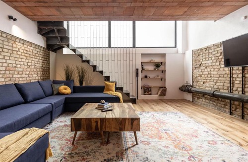 Weissensee Apartment | Industrial Loft Duplex -100sqm- near Antonplatz