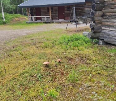 Syote House | Kaira, kahden makuuhuoneen kelomökki, lukuisten polkujen, polkupyöräreitin sekä kalaisan tunturilammen vieressä