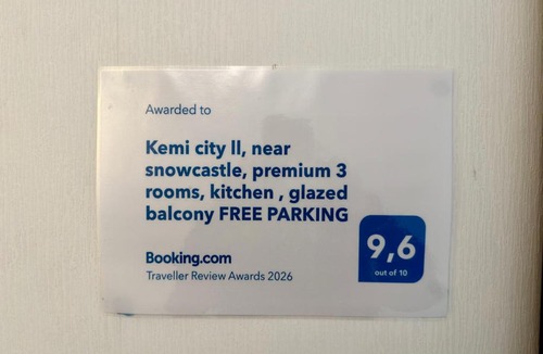 Kemi Apartment | Kemiapartments city ll, near snowcastle, 3 rooms, kitchen , glazed balc FREE PARK and HEAT PLUG