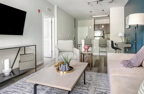 Bayonne Apartment | Landing | Chic 1BD, Gym, Game Room