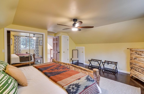 Evergreen West Central House | Large Family Retreat in Evergreen: Hot Tub & Deck!