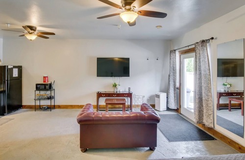 Lava Hot Springs Apartment | Lava Hot Springs Studio w/Views, Walk to River