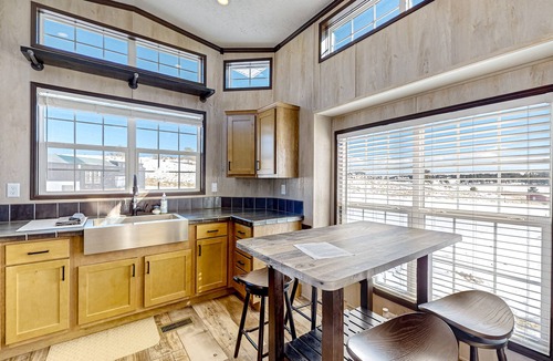 Park County Cottage | Light-filled cabin on 1,800-acre ranch with animals, trails, mountains & firepit