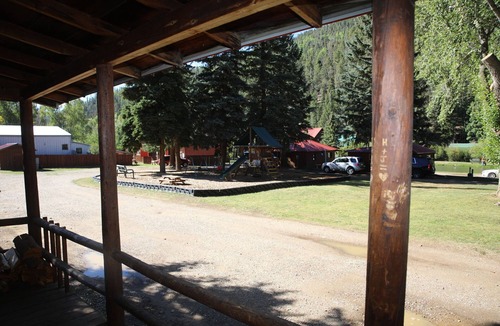 Red River Cabin | Located by our Playground and park.
