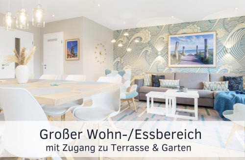 Burg auf Fehmarn Apartment | Lotsendeck Fehmarn mit Terrasse & Garten, barrierearm