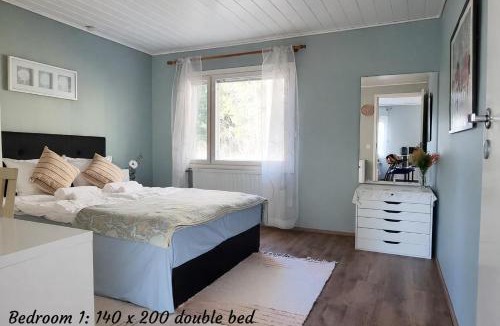 Kiiminki House | Lumi & Luonto - Entire 100 sqm 3-BR house with private wood fired sauna