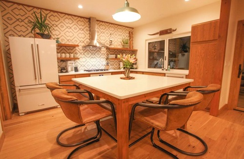 Pagosa Springs House | Luxe Downtown Home with Hot Tub/Fire Pits