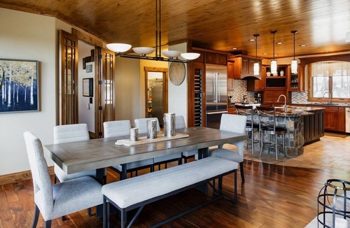 Grand Lake Cabin | Luxury villa w/lake+mtn views+private theatre!