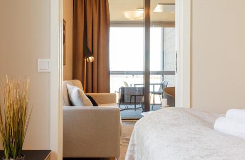 Kalajoki Apartment | Marina Chalets 1 bedroom apartments by Hiekka Booking - sisältää liinavaatteet ja loppusiivouksen