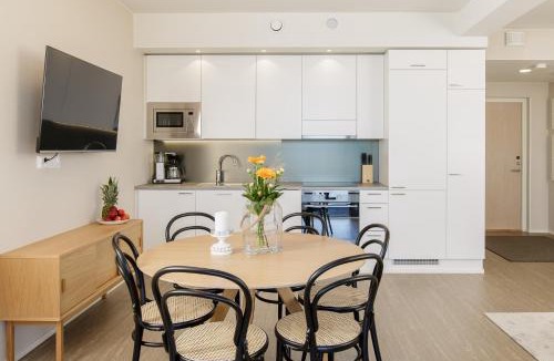 Kalajoki Apartment | Marina Chalets B22 by Hiekka Booking - sisältää liinavaatteet ja loppusiivouksen