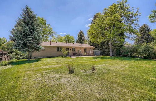 Littleton House | Midcentury Mod Big Yard Games 2 Living Areas