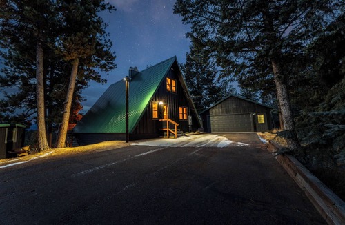 Woodland Park Cabin | Modern A-Frame w/Stunning Views of Pikes Peak I Hot Tub I Game Room