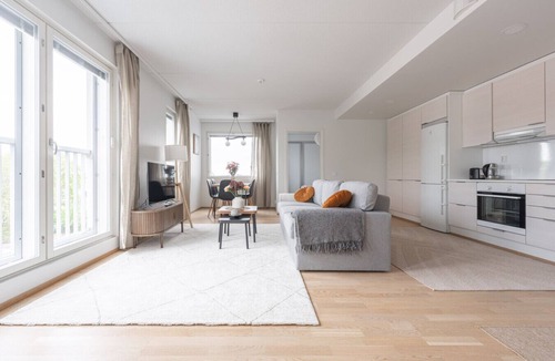 Kuopio Apartment | Modern Downtown 2BR Apartment & Sauna