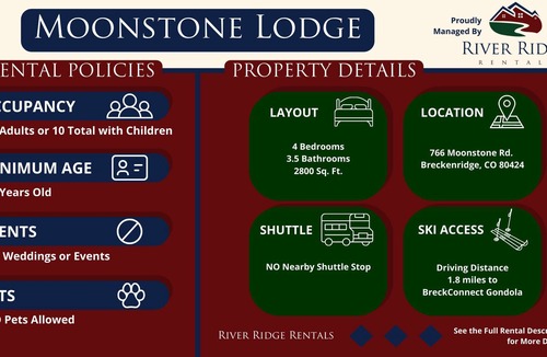 Breckenridge Heights House | Moonstone Lodge: Beautiful Home w/ Great Views, Hot Tub & Arcade, Near Town