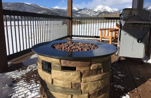 Island Park House | Moose Meadow Lodge - great view! Garage for those snowmobiles and 4x4's!