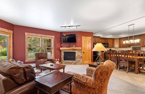 Mountain House Condo | Mountain and Ski Slope Views, Walk to Lifts, Private Patio, Private W/D