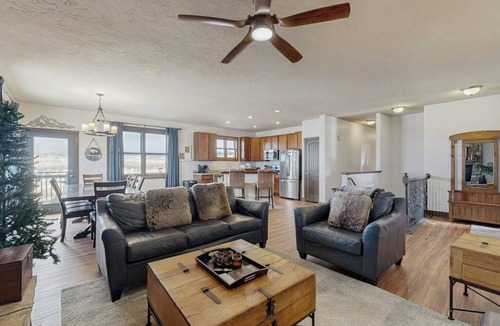 Granby House | Mountain getaway with hot tub, game room, fireplace, and modern interior